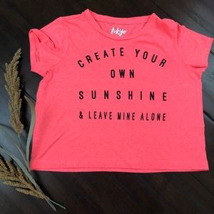 Adorable Hot Pink Crop Top